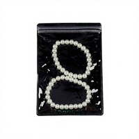 Nouvelle pochette zippée en PVC transparent pas chère avec logo, fermeture éclair épaisse transparente pour boucles d'oreilles et bijoux, pochette pour pierres précieuses