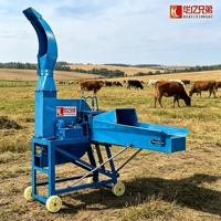 Machine à couper le fourrage en acier inoxydable, moteur haute efficacité, coupe-herbe, coupe-paille, alimentation animale