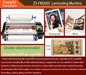 Machine à plastifier automatique <span class=keywords><strong>A3</strong></span> à chaud ou à froid <span class=keywords><strong>pour</strong></span> feuilles de film, plastification double face - Product Image 5