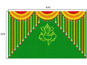 Toile de fond numérique multicolore imprimée 5x8 pieds pour festival, bannière décorative personnalisée pour mariage, événement, scène, arrière-plan de photomaton - Product Image 6