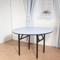 Vente en gros de table ronde pliante moderne en métal de 6 pieds et ensemble de chaises pour les mariages, les événements et l'utilisation commerciale