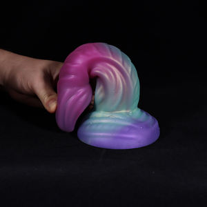 Nouveau coloré <span class=keywords><strong>Art</strong></span> godemichet <span class=keywords><strong>Anal</strong></span> fétiche exotique sexuel liquide Silicone fantaisie gode courbe pénis Alien <span class=keywords><strong>Anal</strong></span> jouets sexuels pour hommes femmes - Product Image 3
