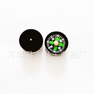 Compass 15mm Diameter Pointer Dial Hiking Outdoor Navigation Tool ABS Material Acrylic Strap - Product Image 2