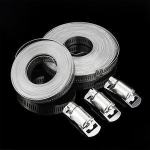 Abrazaderas de manguera de acero inoxidable 304, correas para carretes, banda de sujeción para tuberías grandes - Product Image 4