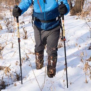 Guêtres de randonnée imperméables et résistantes à l'usure pour l'hiver, protection des jambes et des pieds sous la neige - Product Image 6