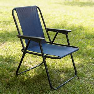 Chaise de plage pliable légère en acier inoxydable avec tissu Oxford moderne pour la randonnée, la pêche, les pique-niques et les parcs - Durable pour le jardin et l'extérieur 3 - Product Image 2