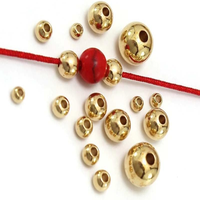 Perles d'espacement rondes en acier inoxydable de 2 mm, 2,5 mm, 3 mm, 4 mm, 5 mm, 6 mm, 7 mm, 8 mm, 10 mm, 12 mm pour la fabrication de bijoux et bracelets pour femmes