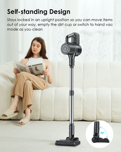 Nettoyeur de sols sans fil, aspirateur humide et sec, lavage à l'eau, aspiration, balayage, grande force d'aspiration, lavage de sols humide et sec - Product Image 5