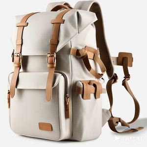 Sac à dos de photographe étanche en cuir végétalien de qualité supérieure, vente en gros directe usine BSCI - Product Image 5