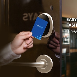 High Class Modern Design Performance Kaba <b>Key</b> Cylinder 3-latch Lockbody Hotel <b>Lock</b> for 5 Stars Hotel HTY-600 Password Login Nfc - Product Image 6