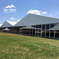 Tenda Impermeabile in Alluminio Clearspan su Misura per Matrimoni, Esposizioni e Grandi Eventi all'Aperto