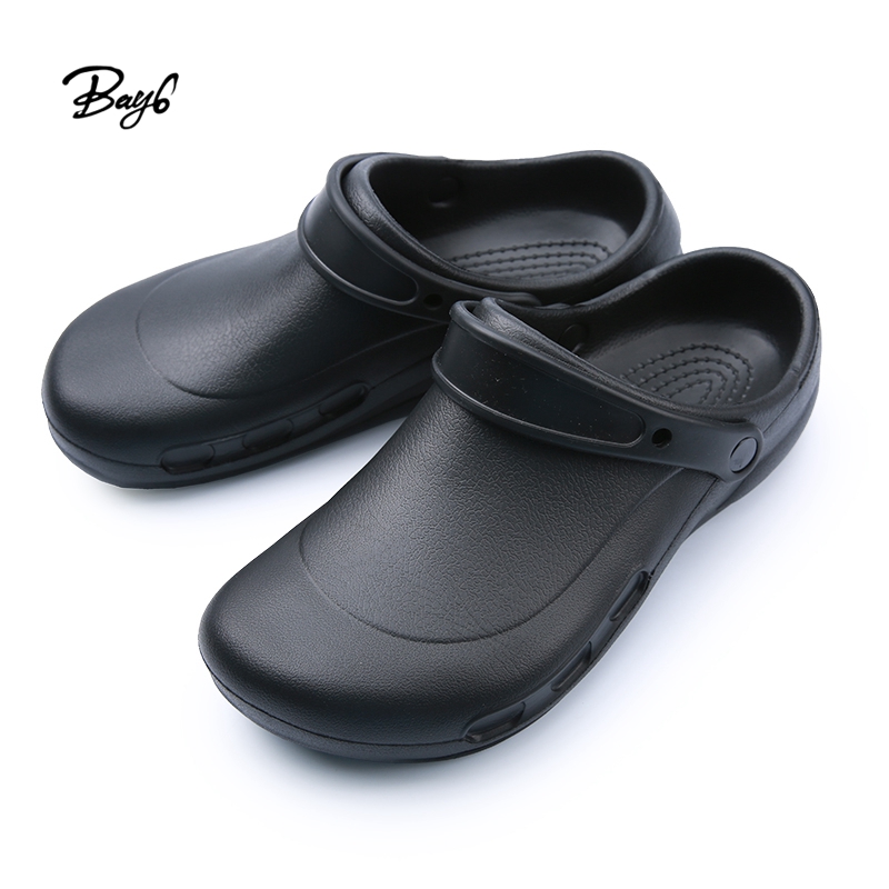 zapatos de chef ortopédicos protectora y reforzada
