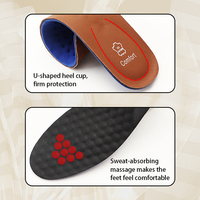 Chaussures en cuir pour hommes Semelle intérieure en cuir de vachette Fond souple Épaississement Absorption des chocs Semelle intérieure en cuir respirante confortable