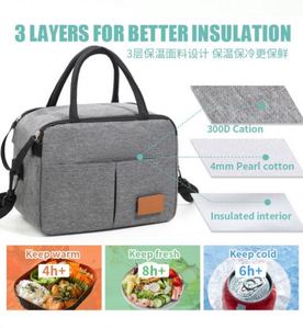 Bolsa Térmica para Almuerzo, Personalizada, Nuevo Diseño, Impermeable, para 8 Latas, de Aluminio y Tela Oxford, Portátil, para Picnic al Aire Libre - Product Image 3