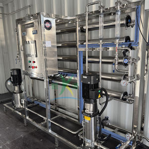 Machine de fabrication d'eau pure de type conteneur 1000LPH Équipement de purification d'eau à double étage Machines de traitement de l'eau pour dialyse - Product Image 3