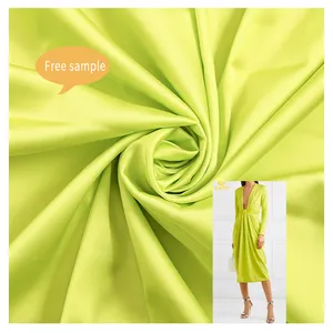 Atmungsaktiv 92% Polyester 8% Spandex Roll Silk Satin Elastic 50D * 50D 20D Satin Duchess Satin Stoff für Frauen Kleidungs stück Kleid