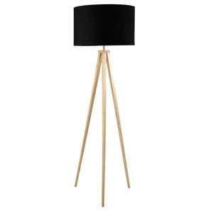 FCC usine direct vente <span class=keywords><strong>en</strong></span> gros de haute qualité style moderne lampe décorative <span class=keywords><strong>en</strong></span> <span class=keywords><strong>bois</strong></span> 156cm noir tré<span class=keywords><strong>pied</strong></span> <span class=keywords><strong>lampadaire</strong></span> - Product Image 1