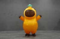 Costume de mascotte d'animal capybara gonflable en PVC pour adultes unisexe, fête d'Halloween, carnaval, marque Saygo