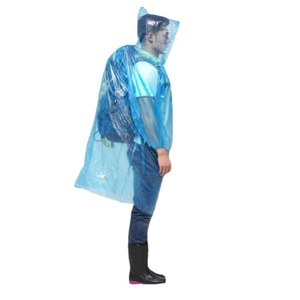 Yokoo <b>Poncho</b> PE Rainwear Disposable Single Person Outdoor Hiking Travel Universal Fit - Product Image 5