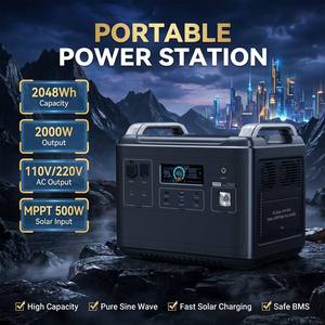 Estación de Energía Portátil de 1200W en Oferta, Generador Solar con Batería de 1024Wh para Acampar al Aire Libre y Respaldo de Energía en el Hogar - Product Image 2