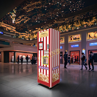 Distributeur automatique de pop-corn 2026 avec système de cuisson automatique / Kiosque à snacks 24h sans personnel pour centre commercial / centre de divertissement