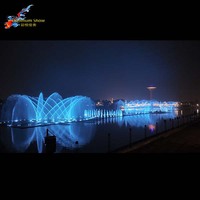 Fuente de Agua Danzante Multimedia de Acero Inoxidable de Alta Calidad, 300 Metros, Gran Escala, Proveedor Chino Optimum Show