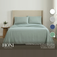 Ensemble de literie HONI en polyester respirant et hypoallergénique, certifié OEKO-TEX, 6 pièces, vente en gros, source mondiale