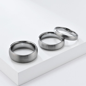 แหวนเหล็กทังสเตน 468 มม. สีทองด้าน แหวนแต่งงาน ยูนิเซ็กส์ เครื่องประดับชั้นดี - Product Image 3