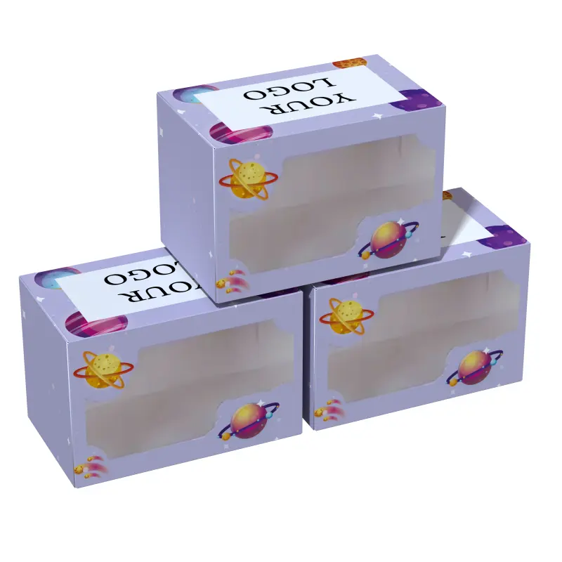 प्रमोशन मूल्य साबुन पैकेजिंग बॉक्स फोल्डिंग कॉस्मेटिक पेपर बॉक्स खिड़की के साथ साबुन के लिए कस्टम डिजिटल प्रिंटिंग लोगो पैकेजिंग