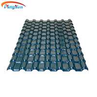 Feuille de PVC ASA/UPVC tuile de toit espagnole feuille de toiture en plastique PVC échantillon gratuit expédition matériaux de construction ondulé