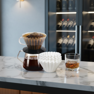 Filtro de Café Redondo Desechable de Madera <span class=keywords><strong>KAIKE</strong></span> para Uso Comercial, Cesta Original para Café de Goteo Estilo Americano - Product Image 5