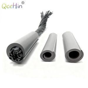Manchon de câble haute tension à coupe personnalisable Type de boucle <span class=keywords><strong>gaine</strong></span> de câble en cuivre électrique manchons d'isolation en caoutchouc de Silicone - Product Image 2