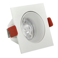 Lampu Sorot LED 7W Tersembunyi Bingkai Persegi Downlight