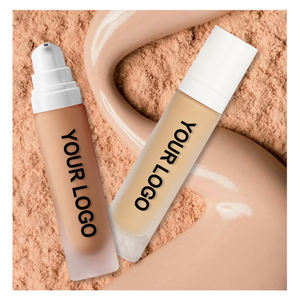 ماكياج أساس مقاوم للماء غير لامع تغطية كاملة كونسيلر الأساس جميع الآثار تبييض الطبيعية توهج واحد كل علامة الشعار - Product Image 2