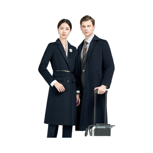 Manteau long en cuir véritable épais pour homme, style européen et américain, coupe-vent, é<span class=keywords><strong>l</strong></span>égant, mature - Product Image 1