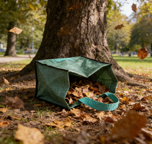 <span class=keywords><strong>Bac</strong></span> à feuilles vertes en plastique tissé haute densité pour la gestion durable des déchets de jardin et le stockage du compost - Product Image 4