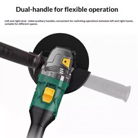 Meuleuse d'angle sans fil professionnelle SATA 151090 de 5 pouces, sans balais, batterie lithium-ion 20V, 10000 tr/min pour la découpe et le meulage