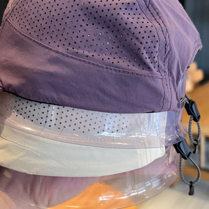 Thể Thao Mùa Hè Chạy Hat Ngoài Trời Nhanh Chóng Khô Mũ Bóng Chày Dây Kéo Ngắn Phẳng Brim 6 Bảng Điều Chỉnh Cắm Trại Mũ - Product Image 3