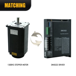 Hltnc มอเตอร์สเต็ปเปอร์สามเฟส50NM 60NM 24NM 28NM เดินมีแรงบิดสูง50NM มอเตอร์130BY350D พร้อม DM3922สำหรับ CNC - Product Image 3