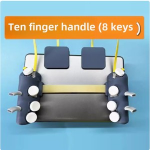 DIY 3D gedruckt Mobile PUBG Game <span class=keywords><strong>Controller</strong></span> Pad Tablet 6 Fingers piel Joystick Griff Gamepad Trigger Pulse Shooting Free Fire - Product Image 3