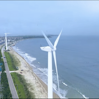 Énergie éolienne 500kw 1mw 2mw 3mw éolienne 6mw 10MW éolienne horizontale à contrôle électromagnétique