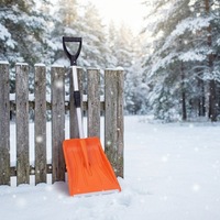 Pelle à neige portable la plus vendue pour voiture, avec bord en aluminium et manche télescopique, pour usage automobile et domestique