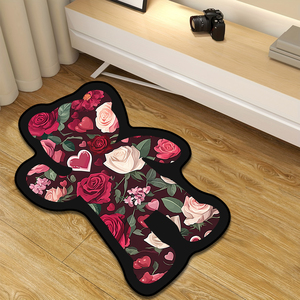 Tappeti Moderni Personalizzabili con Stampa <span class=keywords><strong>Orso</strong></span> Carino per Camera da Letto, <span class=keywords><strong>Tappeto</strong></span> di Design per Decorazione Casa - Product Image 2