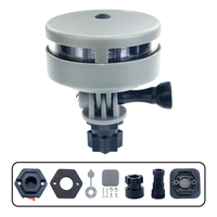 ANHERT - Accessoires de kayak blancs imperméables - Lumière LED de navigation à piles pour bateau pneumatique - Marine