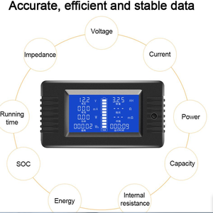 משולב סוללה צג מד סוללה מבחן גלאי DC מתח הנוכחי כוח פנימי חיצוני התנגדות שיורי כלי - Product Image 6