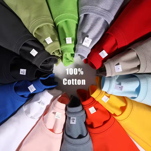 100% Cotton Plus Size Men's T-shirts <b>Tshirts</b> With logo Custom logo Printed Plain t Shirt Custom t Shirt Printing Blank T-shirt - Product Image 1