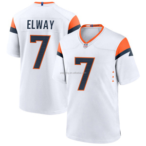 2024 Herren Denver Jersey Custom American Football Shirts Gestickte Logos Jugend uniformen Sport bekleidung Plus Size 1977 Short - Product Image 3