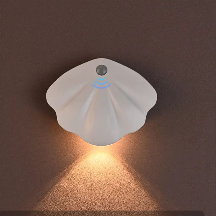 Pir Led hareket sensörü gece lambası pil kumandalı kablosuz duvar yatak odası için lamba mutfak koridor komodin aydınlatma