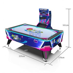 Baihui Animation Arcade Game Equipment Electric Indoor Double Player Hardware Acrylic Air Hockey Game Machine Coin Operated Game - Product Image 3