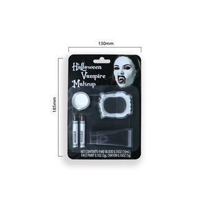 GP nuevo diseño exclusivo vampiro vestido <span class=keywords><strong>de</strong></span> lujo lavable a base <span class=keywords><strong>de</strong></span> aceite no tóxico hipoalergénico seguro Facepaint maquillaje <span class=keywords><strong>Halloween</strong></span> - Product Image 6